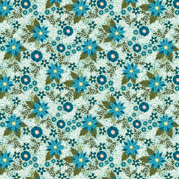 Aqua Frost Flowers