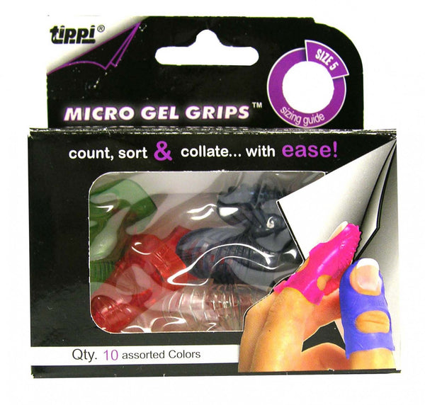 Tippi Micro Gel Fingertip Grips Size 5 Large