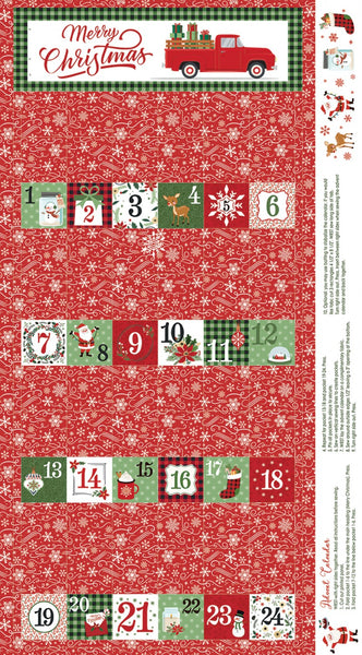 The Magic Of Christmas 24in X 43.5in Advent Calendar Panel