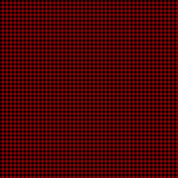 Alpine Winter-Plaid Red Black