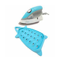 Oliso Mini Iron Turquoise With Trivet