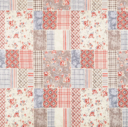 SALE-Farmhouse Chic 108"- Patchwork Multi